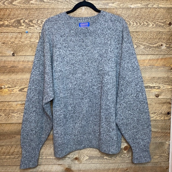 Pendleton Other - Men’s Pendleton 100% Shetland wool crewneck sweater heather gray- XL